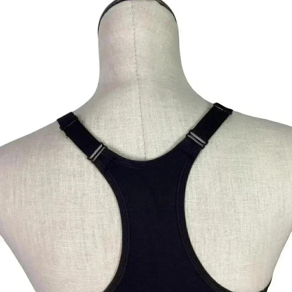 Ruby Ribbon Womens 32 Demiette sports Bra Black Removable Pads Adjustable 3042 - Picture 8 of 11
